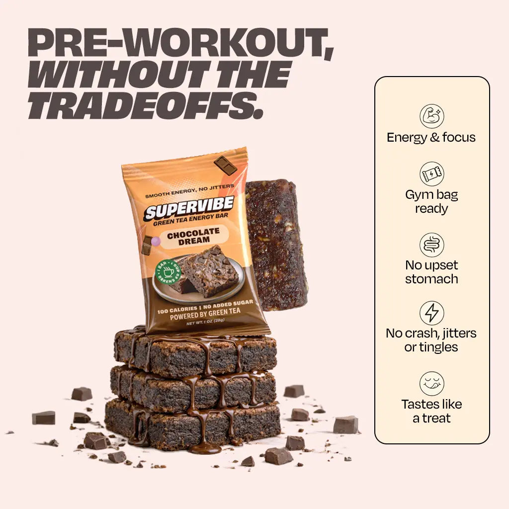 Supervibe Pre-Workout Energy Bar